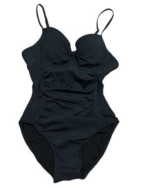 SPANX Black One-Piece Swimsuit with Adjustable Straps